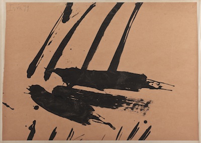 Brush Drawing, 1979. Please click to see an enlarged image