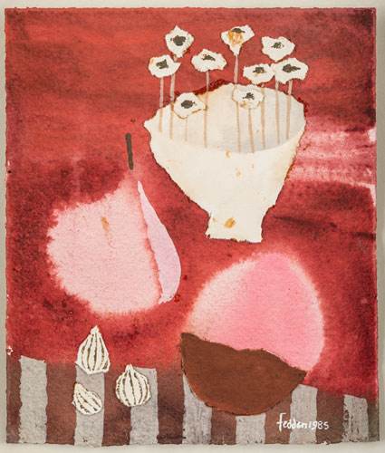 Red Still Life, 1985. Please click to see an enlarged image